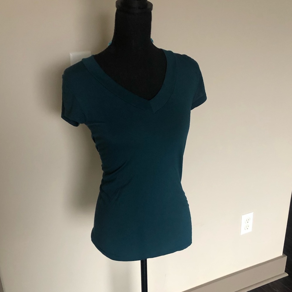 Mossimo dark teal V-Neck t-shirt Small